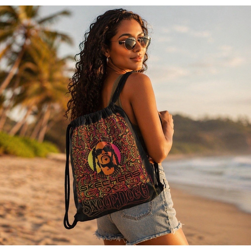 Snoop Dogg Skechers Tote‎ Bag W Adjustable Backpack Straps Slingback 20"x16"